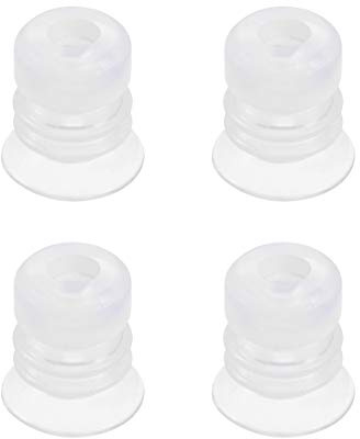 sourcing map Bellows Suction Cup,15mm Diameter 16mm Length M5 Joint Silicone Vacuum Industrial Pneumatic Suction Cup 4pcs