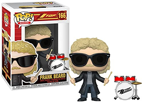 Funko Pop! Rocks: ZZ Top-Frank Beard - Vinyl-Sammelfigur - Geschenkidee - Offizielle Handelswaren - Spielzeug Für Kinder und Erwachsene - Music Fans - Modellfigur Für Sammler und Display