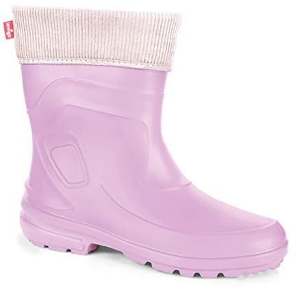 LEMIGO Damen Gummistiefel Jessy 800 (Pink 257C / Grau, 40)