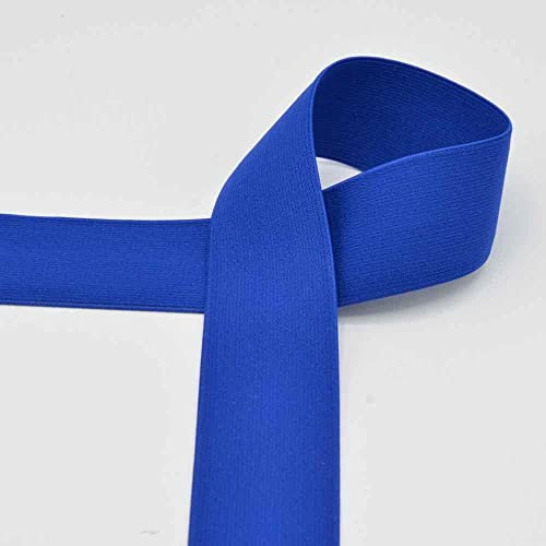 Elastic-Bund, Gummibund, Gummiband, 40 mm breit - 3 Meter, Blau