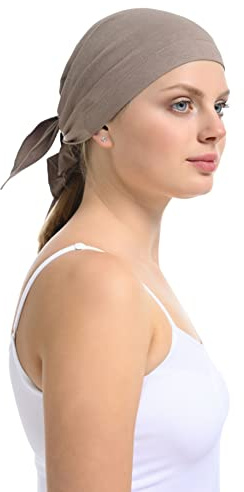 Unisex Bambus Bandana für Damen & Herren - Chemo & Sport | Bandana bei Haarausfall – für Chemo und Sport, individuell bindbar, aus Bambus & Baumwolle für empfindliche Kopfhaut