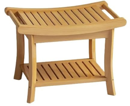 Bamboo Dusche Bank Mit Lagerung Regal Wasserdicht Dusche Stuhl Dusche Hocker Badezimmer Sitz Geeignet Für Den Innenbereich