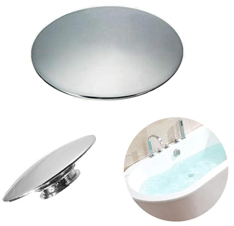 1 Pcs Bathroom Sink Push Button Replacement Parts, Easy Pop Up Bathroom Sink, 66mm Push Button Pop Up Sink Waste Drain Stopper, Click Clack Replacement, Drain Stopper for Bathroom Sinks