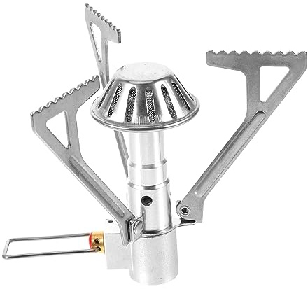 ifundom 2 Piezas Estufa de Gas para Campamento portátil cocinando Plegable cámping Estufa de Camping Quemador Mini Estufa de pícnic Cocina de Gas Cocina de pícnic Cocina de Camping