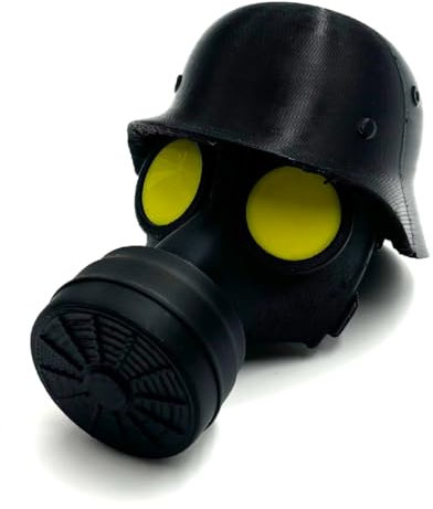 VPOUERY Anhängerkupplung Abdeckkappe, lustige Gasmaske, wasserdicht & staubdicht, Schutz für Anhänger Kugelkopf, Dekoration,（Rot）