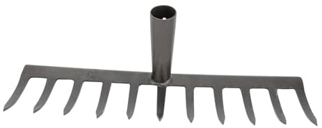 Milisten 1 Pièce Râteau de Jardin Pratique Outil de Désherbage Cultivation pour Mélanger Sol et Ramasser Outil Robuste pour Jardinage