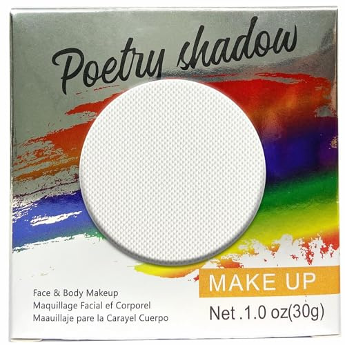 MockTota Maquillage Blanc Enfant 30g Peinture Visage à l'Eau Déguisement | Pigment opaque dès la première couche, s'enlève au savon. Convient aux peaux sensibles. Idéal pour fêtes et spectacles.