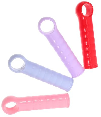 jojofuny Embout de Guidon en Plastique 22mm pour Manche de Pelle à Poussière, Lot de 4 Pièces Ergonomiques et Faciles à Remplacer pour Outils de Nettoyage Domestique