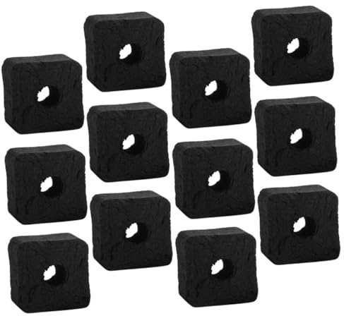 AKOOSY Portable sans Fumée et Odeur Briquettes Compactes pour Barbecue Extérieur Camping et Pique de Naturel sans Fumée pour Grillades