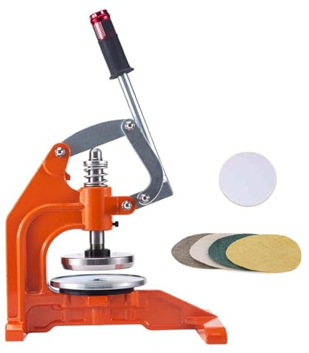 SUZLAZYR Taglierina per Campioni gsm, Taglierina Rotonda per Campioni di Tessuto Coltello per campionamento a Pressione Manuale da 100 cm² per Tessuti, tappeti Tessili, Cartone, Carta e Schiuma