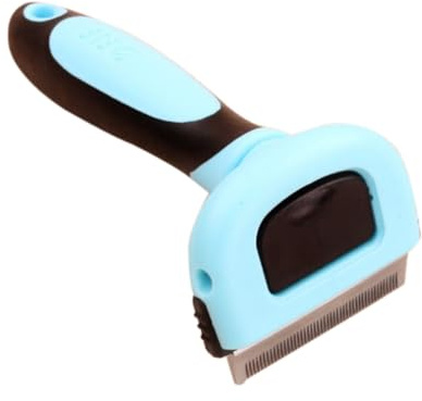 NOLITOY Brosse de Toilettage pour Chien S Bleu Peigne pour Animaux Nettoyage Facile Poils Morts