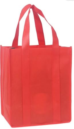 SJDOFU Weinträger, 4 Stück Flaschenträger für 6 Flaschen, wiederverwendbarer Weinflaschenhalter mit Tragegrifffach zur Aufbewahrung von Wein, Bier, Champagner, rot, 31x25x18cm, Praktisch