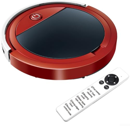 QOXEZY Ultratunn smart robotdammsugare, röstdrift, 3-i-1 svepande sugmopp, för rengöring av hemmöbler (E)