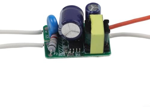 LED Driver non isolato 6-24W Alimentatore di rete a ampio raggio Trasformatore per lampade a LED Faretto da soffitto Luce Pannello Corrente di ingresso 85-265V AC Compatto Leggero Funzionamento sicuro
