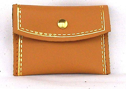 Adriatica Pelletteria Zeitschriftensammler mit Messingösen, Profil aus Gold, 8,5 x 6 cm, Braun, 20 Stück
