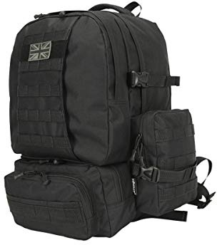 Expedition Rucksacks For Men Women Large 50L, Army Airsoft Tactical Assault Molle Sholder Bag for Survival, Travel, Hunting, Hiking, Fishing, Gym, School, Cadets Backpack