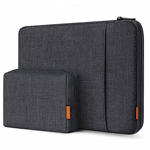 Inateck 360° Rundumschutz Laptoptasche Hülle Kompatibel mit 16 Zoll MacBook Pro/Max 2024-2019 M4/M3/M2/M1 Pro/Max A3403 A3186 A2991 A2780 A2485 A2141, 15 Zoll Surface Book 2