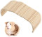 Qcwwy Haustierversteck, Meerschweinchen Holzleiter Brücke Kaninchen Versteck Haus Tunnel Nagetiere Kauspielzeug für Hasen Chinchillas Igel Frettchen Ratten