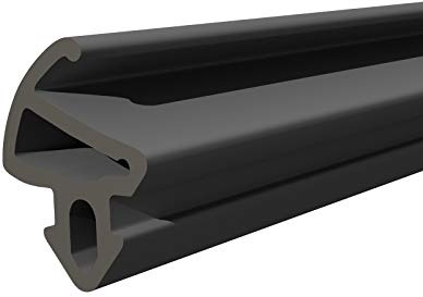 Seiletech.de Fensterdichtung – S-1150 – 5 m – Kömmerling PVC Fenster Gummidichtug – Schwarz – Zugluftstopper Profildichtung – Gummidichtug Dichtband Kunststofffensterdichtungen