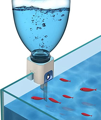 DONGKER Aquarium Nachfüllanlage, Automatic Refill System, Nachfüllautomatik mit Geräuschreduzierer für Glasstärken von 3-10 mm