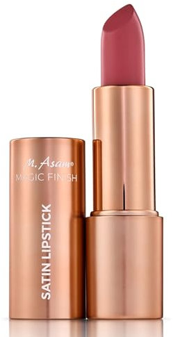 M. Asam Magic Finish Lippenstift Satin Primrose (4g) – Lipstick in sattem & pudrigen Pinkton, 4-in-1: Volumen-Peptid, Lippenpflege, Feuchtigkeit & Haltbarkeit, verschönertes Lippenvolumen