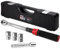 UYECOVE Drehmomentschlüssel 1/2 Zoll, 40-220 Nm Drehmomentschlüssel Auto 5 Stk. ± 3% Fehlergenauigkeit, Drehmomentschlüssel Set mit Verlängerung, Stecknüsse 17, 19, 21mm, für Auto, LKW