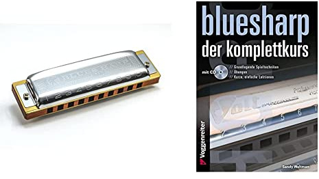 Hohner HOM533017 Blues Harp C Mundharmonika & Bluesharp - Der Komplettkurs (CD): Leg' sofort los - ohne Noten! Für Mundharmonikas in C-Stimmung