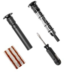 ZEFAL Z Bar Tool - Kit Reparacion Tubeless Integrado en el Manillar - Multiherramientas y Kit Repara Pinchazos Bicicleta MTB Tubeless - Herramientas y Mechas Pinchazos MTB - 103g