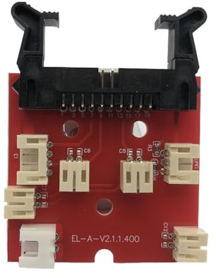 HysiPrui 3D Printer Hotend Adapter Board - Connection of Heating Cartridge,Thermistors,Fans,Levelling and Extruder Motors, for Elegoo Neptune 3 Pro/Neptune 3 Plus/Neptune 3 Max
