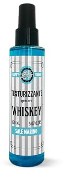 HAPPY HOUR - TEXTURIZZANTE SPRAY - Texture Opaca - Tenuta Forte per Capelli - Modellante - Con Sale Marino - Sea Salt - Professionale - Effetto Matt - Volumizzante
