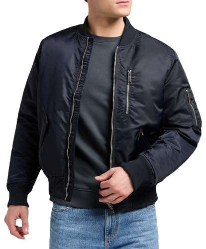 Lee Chaqueta BOMBER, Negro I, L