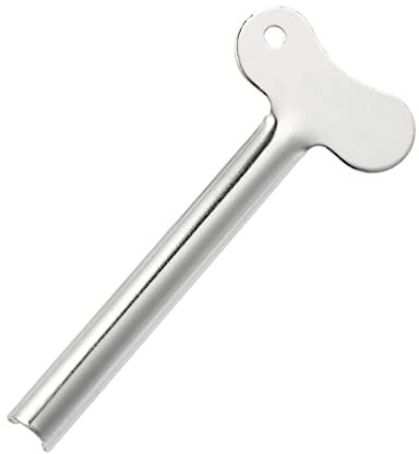 Sanfoelek Stainless Steel Toothpaste Squeezer Key Cream Tube Squeezing Cosmetic Oil Paint Squeezer Home Bathroom Supplies