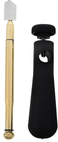 LOLIPPYY 1set Tagliavetro con Impugnatura per e Barra di Leva Strumento di Precisione per Taglio di Piastrelle Spesse e Manico Ergonomico per Utilizzo Professionale Lama Carburo Resistente