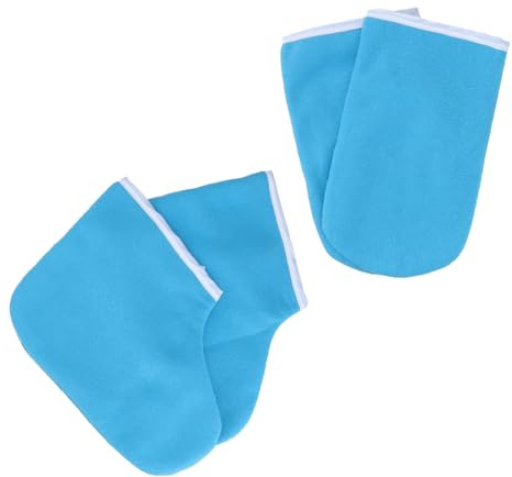 MUCKLILY Kit de Parafina para Manos y Pies Guantes Térmicos y Cubrepiés, Adecuado para Cuidado y Ablandador de Durezas
