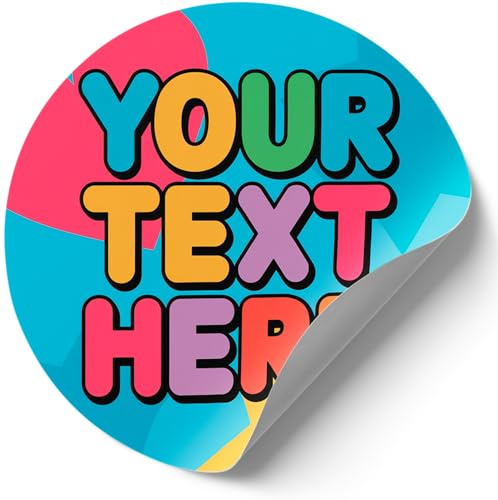 Hippowarehouse Customised Sticker Label Unique Name Decal for Tech, Stationery & Everyday Items