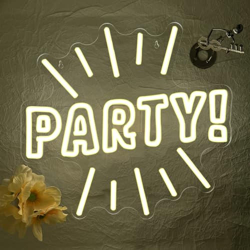 Party Neon Schild Led Schild für Wanddekoration LED Schriftzug Dimmba Bar Neonlicht für Man Cave Home Decor Club Pub Nachtclub Geburtstagsfeier Deko