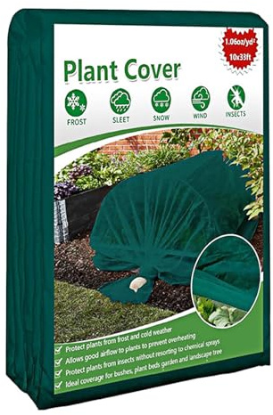 Bexdug Telo Anti| Telo di Protezione dal,Protezione UV Traspirante per Vigneto Prato Serra Balcone Piante in Inverno Siccità Semenzaio Frutteto