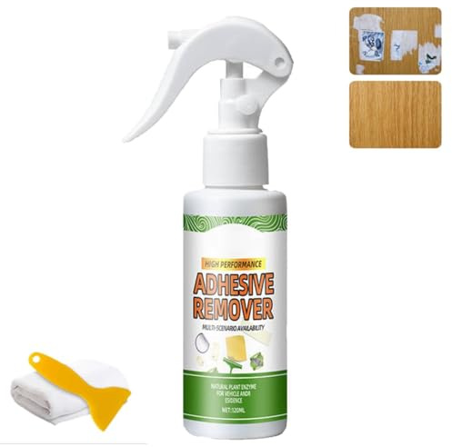 Multi-Purpose Spray For Adhesive Remover, Sticky Stuff Remover,Chewing Gum Removers, Glue Removal for Windows, Glass, Plastic, Carpet, Rapidly Removes Stickers, Fast Working and Drying (1)