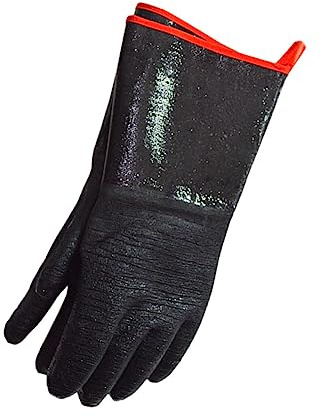 FUTUREORYY Heat Resistant Bbq Gloves for Grilling and Kitchen Use Neoprene Material with Heat Insulation Skid and Cut Resistant Machine Washable Suitable for Men and Women Cooking Safety