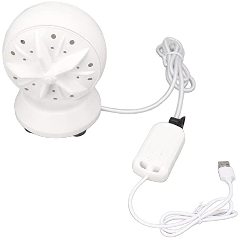 Mini Lavatrice Ultrasuoni Portatile per Casa, 5V USB, Doppia Turbina, Lavaggio Profondo, Compatta e Leggera - Pulizia Veloce, Multimodale, Ideale per Viaggi e Dormitori