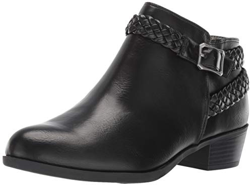 LifeStride Women's Adriana Ankle Bootie, Black, 4.5 UK