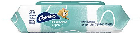 Charmin Flushable Wipes, 40 Flushable Wipes Per Pack