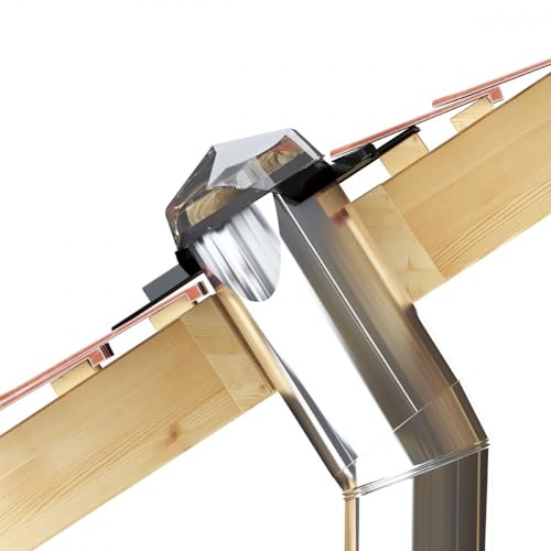 Sun Tunnel For Pitched Roof-Monodraught Sunpipe Kit-Extendable Rigid Solar Tube For Tiles, Improves Lighting In Home. Collects Outdoor Light & Transforms A Dark Room, Reduces Electric Lighting-230mm