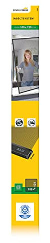 Schellenberg 70986 Insektenschutz-Fenster 100 x 120 cm Fliegengitter für Fenster, Mückenschutz