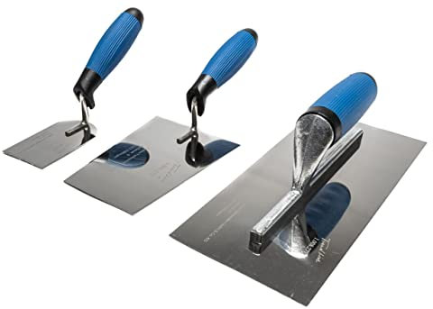 TrendLine Kellen-Set 3-teilig Glättekelle Maurerkelle Putzkelle Maurerwerkzeug