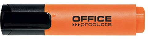 OFFICE PRODUCTS Textmarker 10er Pack - Orange /Highlighter Textliner Die Ungiftige Tinte, Keilspitze Leuchtfarben Hohe Qualität/Strichstärke 2-5mm