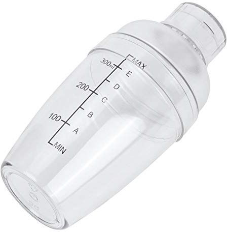 Protein Shaker Bottle, Multi Purpose Anti Slip Milk Tea Shaker Salad Dressing Shaker Leak Proof Seal for Home for Milk Tea Shop for Restaurant for Bar(350ML)