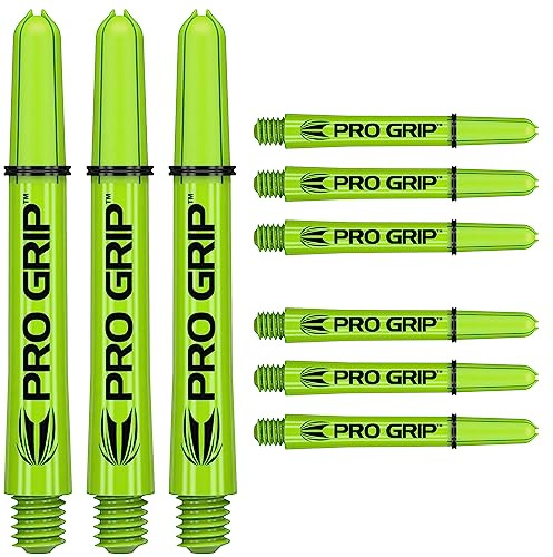 Target - Pro Grip 3er Set - Shaft Lime Green Intermediate = 41mm