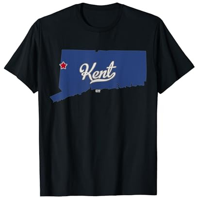 Kent Connecticut CT Map T-Shirt