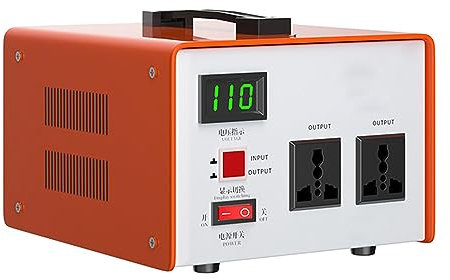 GZHMMAN Transformador de Voltaje Voltage Transformer 110V a 220V Núcleo Toroidal Convertidor Voltaje Aumento Protección contra Rotura Circuito,1000W
